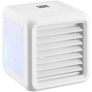 [아마존베스트]luckything 3in1 Mini Air Cooler,Air Verdunstungsgerat Lufterfrischer Mobiler Luftkuehler,USB 8 LED-Lichtkonvertierungsmodi | Mobile Klimaanlage | Luftkuehler | Aircooler Fuer Buero | C