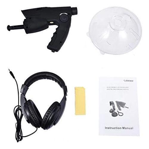  [아마존베스트]-Service-Informationen luckything Directional Microphone/Parabolic Microphone, Eception Device, Monocular with 8x Magnification, Sound Amplifier, Parabolic Microphone Monocular X8 Bionic Ear Long Distanc