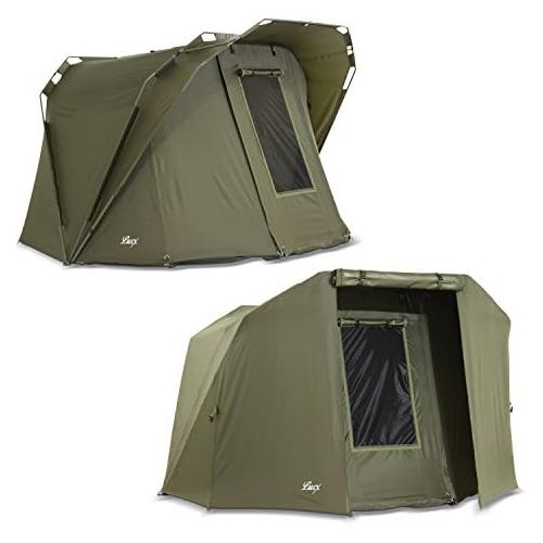  [아마존베스트]Lucx Coon Bivvy + Winterskin 1 to 2 Man Fishing Tent + Throw 1-2 Person Carp Tent + Overwrap Carp Dome + Skin