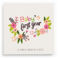 Lucy Darling Babys First Year Memory Book: A Simple Book of Firsts - Little Artist Baby Journal - Baby Album