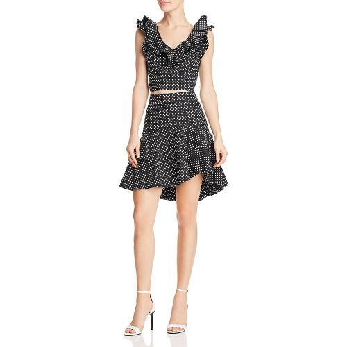  Lucy Paris Belen Ruffled Polka Dot Skirt - 100% Exclusive