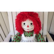 LucyKRagdolls Ladybug Raggedy Ann Doll 25 inches Personalized Handmade in the USA Custom Doll