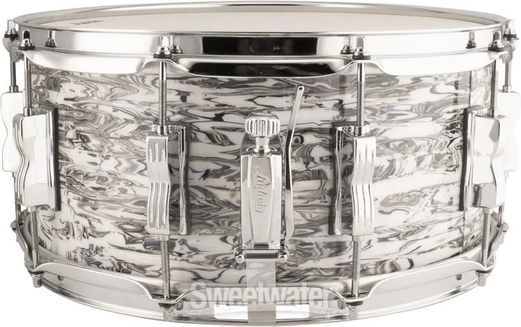  Ludwig Classic Maple Snare Drum - 6.5 x 14-inch - White Abalone