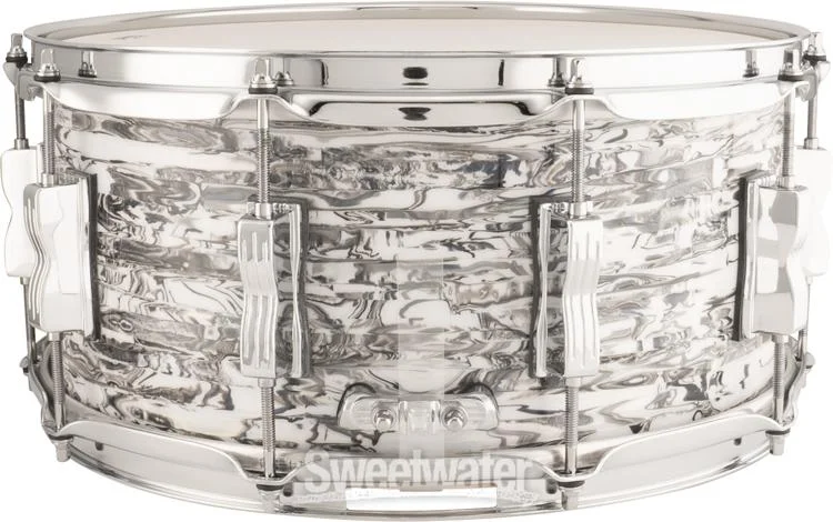  Ludwig Classic Maple Snare Drum - 6.5 x 14-inch - White Abalone