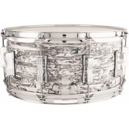  Ludwig Classic Maple Snare Drum - 6.5 x 14-inch - White Abalone