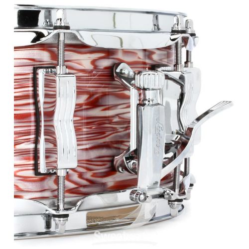  Ludwig Classic Maple Snare Drum - 5 x 14-inch - Vintage Pink Oyster