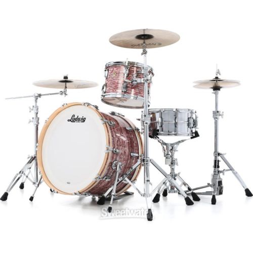  Ludwig Classic Maple Pro Beat 3-piece Shell Pack - Vintage Pink Oyster Demo