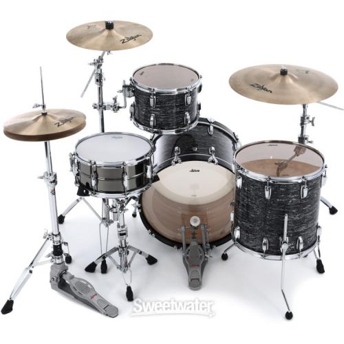  Ludwig Classic Oak Fab 22 3-piece Shell Pack - Vintage Black Oyster