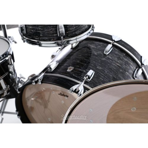  Ludwig Classic Oak Fab 22 3-piece Shell Pack - Vintage Black Oyster