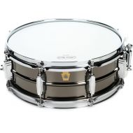 Ludwig Black Beauty Snare Drum - 5 x 14 inch - Black Nickel with 8-Lugs Demo
