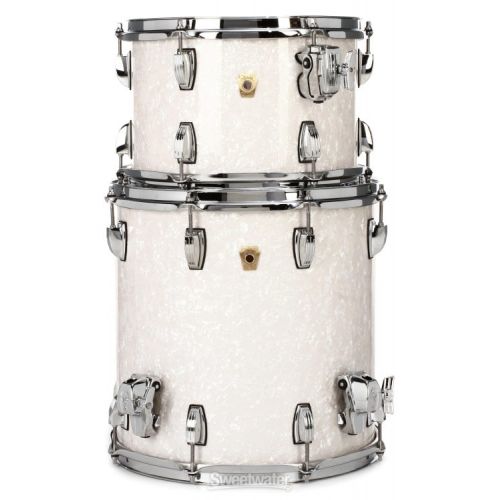  Ludwig Classic Maple Downbeat 3-piece Shell Pack - White Marine Pearl