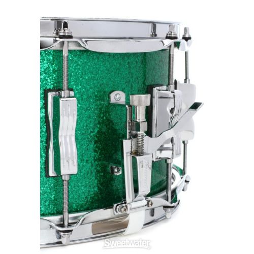  Ludwig Classic Maple 6.5 x 14-inch Snare Drum - Green Sparkle