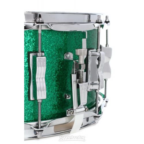  Ludwig Classic Maple 6.5 x 14-inch Snare Drum - Green Sparkle