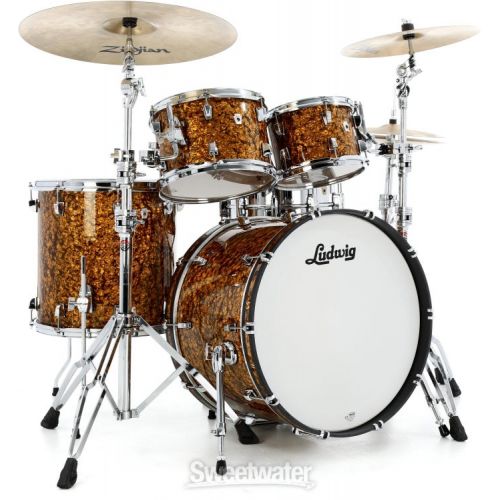  Ludwig NeuSonic 4-piece Shell Pack - Butterscotch Pearl