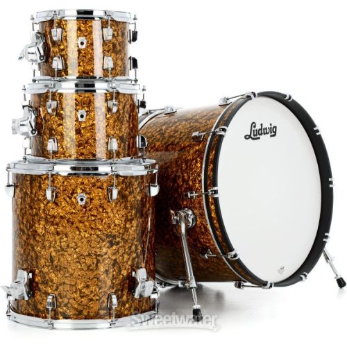  Ludwig NeuSonic 4-piece Shell Pack - Butterscotch Pearl