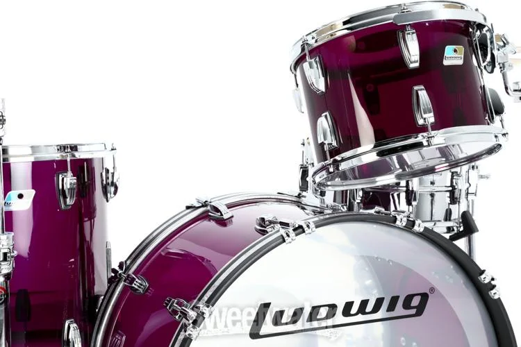  Ludwig Vistalite Pro Beat 3-piece Shell Pack - Purple