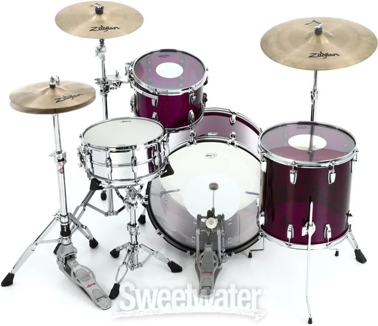  Ludwig Vistalite Pro Beat 3-piece Shell Pack - Purple