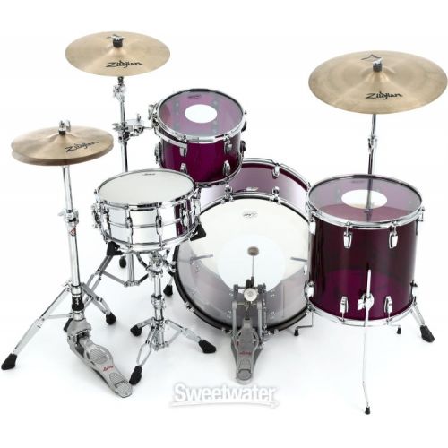  Ludwig Vistalite Pro Beat 3-piece Shell Pack - Purple