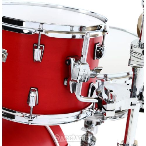  Ludwig NeuSonic 3-piece Shell Pack - Satin Diablo Red