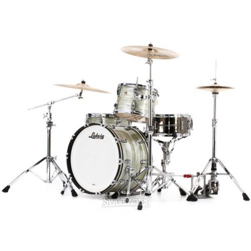  Ludwig Classic Maple Fab 3-piece Shell Pack - Olive Oyster