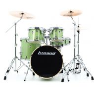 Ludwig Element Evolution 5-piece Complete Drum Set with Zildjian Cymbals - Mint Sparkle