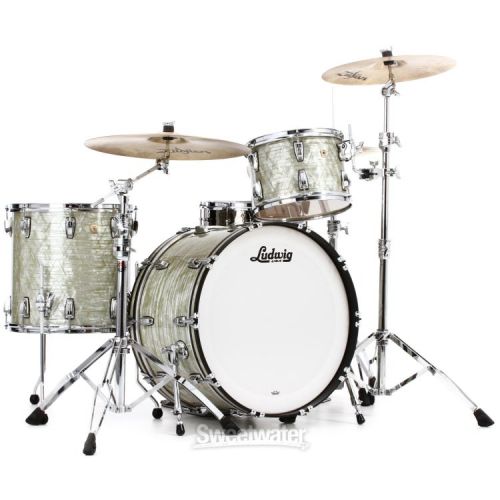  Ludwig Classic Maple Pro Beat 3-piece Shell Pack - Classic Olive Pearl