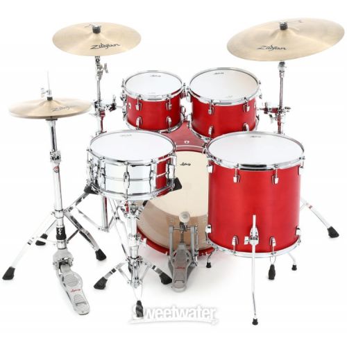  Ludwig NeuSonic 4-piece Shell Pack - Satin Diablo Red