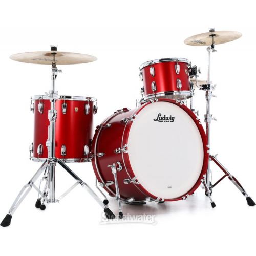  Ludwig Classic Maple Pro Beat 3-piece Shell Pack - Diablo Red