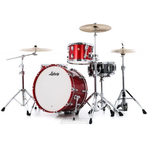  Ludwig Classic Maple Pro Beat 3-piece Shell Pack - Diablo Red