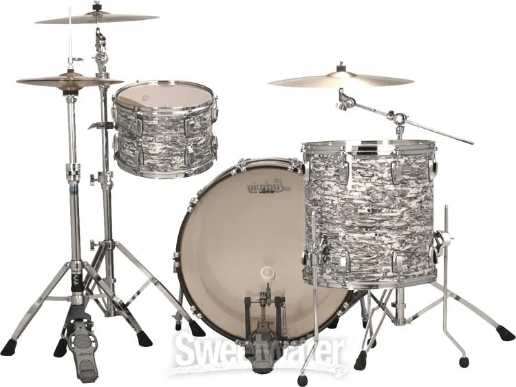  Ludwig Classic Maple Pro Beat 3-piece Shell Pack - White Abalone