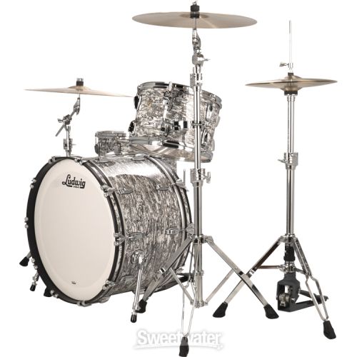  Ludwig Classic Maple Pro Beat 3-piece Shell Pack - White Abalone