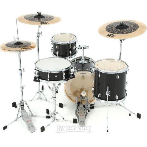  Ludwig Breakbeats 2022 By Questlove 4-piece Shell Pack with Snare Drum - Black Sparkle Demo