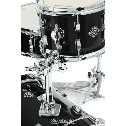  Ludwig Breakbeats 2022 By Questlove 4-piece Shell Pack with Snare Drum - Black Sparkle Demo