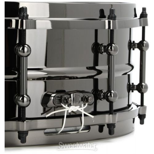  Ludwig Universal Black Brass Snare Drum - 5.5 x 14-inch -Polished