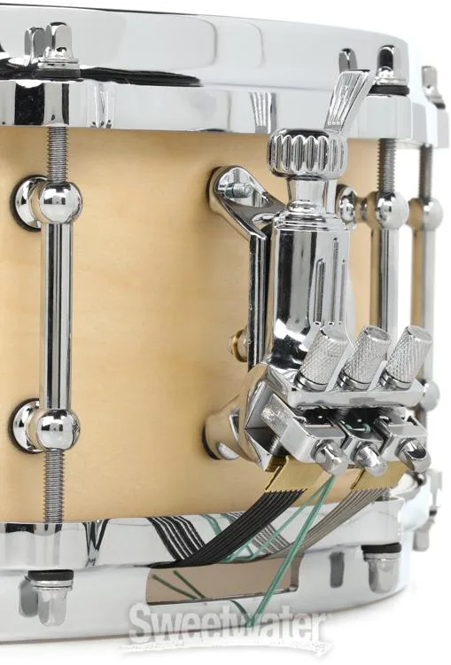  Ludwig Concert Maple Snare Drum - 5-inch x 14-inch, Satin Natural