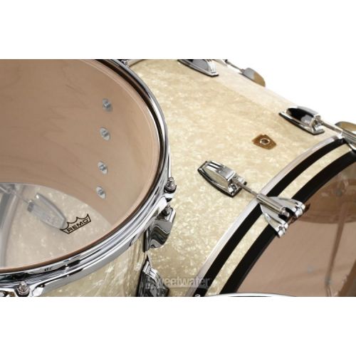  Ludwig Classic Maple Fab 3-piece Shell Pack - Vintage White Marine