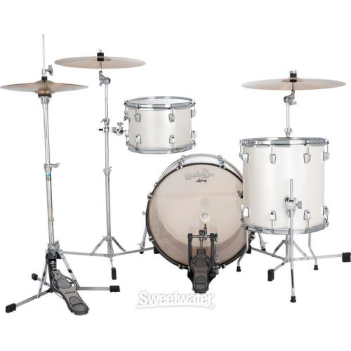  Ludwig NeuSonic Downbeat 3-piece Shell Pack - Silver Silk