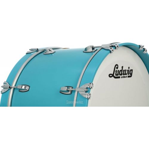  Ludwig Classic Maple Downbeat 3-piece Shell Pack - Heritage Blue