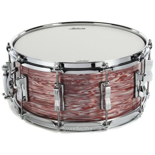  Ludwig Classic Maple Snare Drum - 6.5 x 14-inch - Vintage Pink Oyster