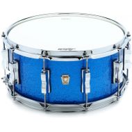 Ludwig Classic Maple Snare Drum - 6.5 x 14-inch - Blue Sparkle