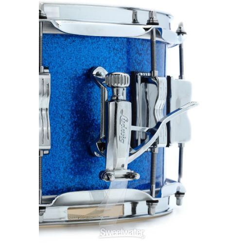  Ludwig Classic Maple Snare Drum - 6.5 x 14-inch - Blue Sparkle