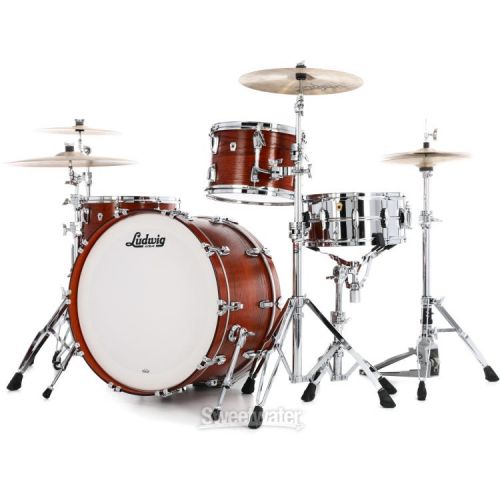  Ludwig Classic Oak Pro Beat 24 3-piece Shell Pack - Tennessee Whiskey