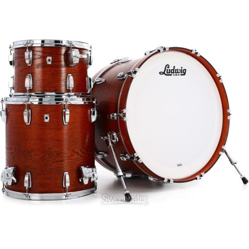  Ludwig Classic Oak Pro Beat 24 3-piece Shell Pack - Tennessee Whiskey