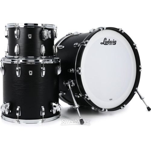  Ludwig Classic Oak Pro Beat 24 3-piece Shell Pack - Night Oak