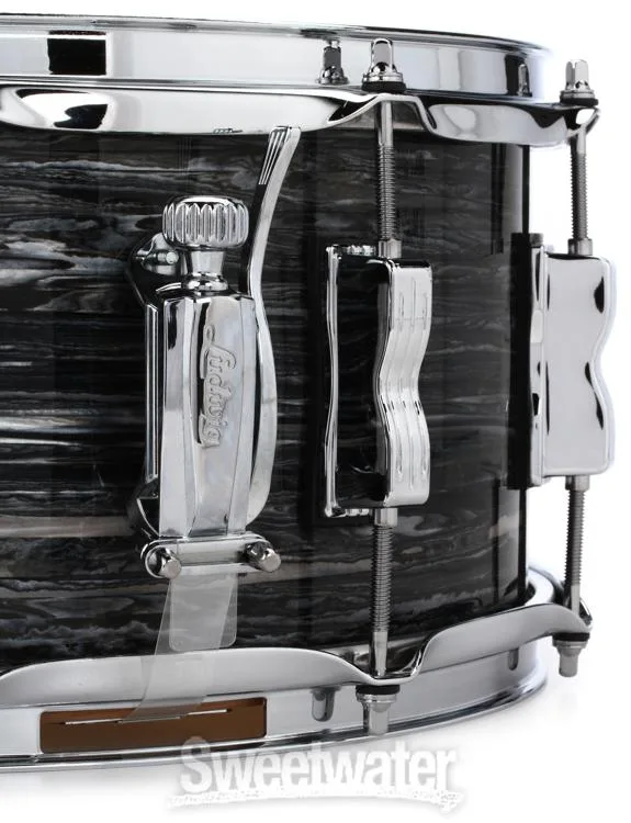  Ludwig Legacy Classic Mahogany Snare Drum - 6.5 x 14-inch - Vintage Black Oyster