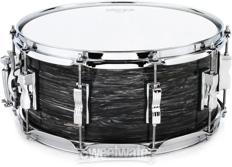  Ludwig Legacy Classic Mahogany Snare Drum - 6.5 x 14-inch - Vintage Black Oyster