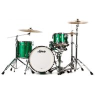 Ludwig Classic Maple Downbeat 3-piece Shell Pack - Green Sparkle