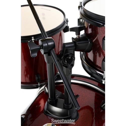  Ludwig Questlove Pocket Kit 4-piece Complete Drum Set - Red Sparkle