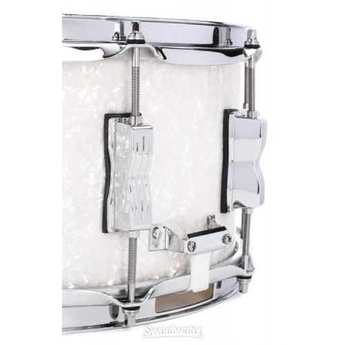  Ludwig Classic Maple Snare Drum - 6.5 x 14-inch - White Marine Pearl