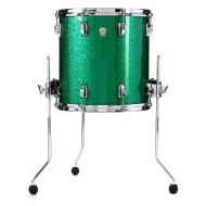 Ludwig Classic Maple Floor Tom - 14 x 14 inch - Green Sparkle